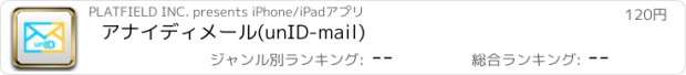 おすすめアプリ アナイディメール(unID-mail)