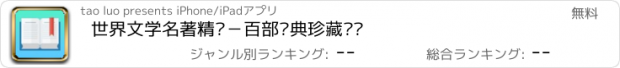 おすすめアプリ 世界文学名著精读－百部经典珍藏阅读