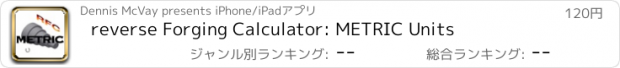 おすすめアプリ reverse Forging Calculator: METRIC Units
