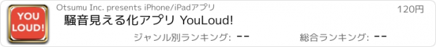 おすすめアプリ 騒音見える化アプリ YouLoud!