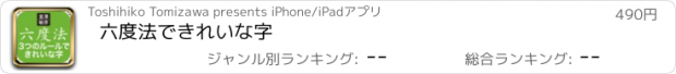 おすすめアプリ 六度法できれいな字