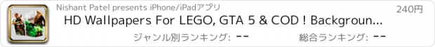 おすすめアプリ HD Wallpapers For LEGO, GTA 5 & COD ! Background & Lock Screen for iOS Device