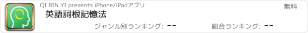 おすすめアプリ 英語詞根記憶法