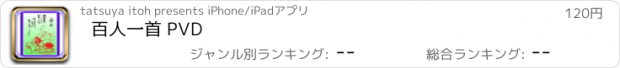 おすすめアプリ 百人一首 PVD