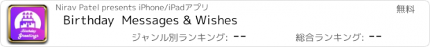 おすすめアプリ Birthday  Messages & Wishes