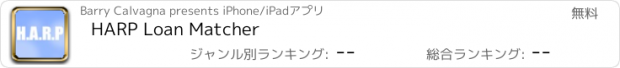 おすすめアプリ HARP Loan Matcher