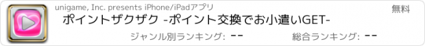 おすすめアプリ ポイントザクザク -ポイント交換でお小遣いGET-