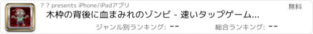 おすすめアプリ 木枠の背後に血まみれのゾンビ - 速いタップゲーム フリー