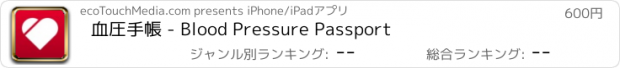 おすすめアプリ 血圧手帳 - Blood Pressure Passport
