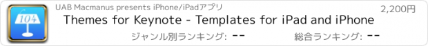 おすすめアプリ Themes for Keynote - Templates for iPad and iPhone