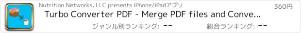 おすすめアプリ Turbo Converter PDF - Merge PDF files and Convert Documents , Map , WebPages into PDF for iPhone and iPad