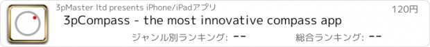 おすすめアプリ 3pCompass - the most innovative compass app