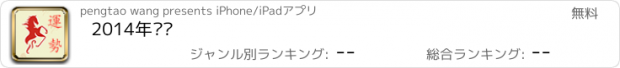 おすすめアプリ 2014年运势