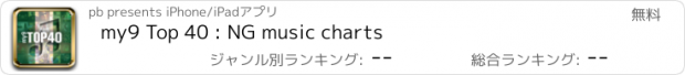おすすめアプリ my9 Top 40 : NG music charts