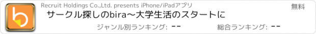 おすすめアプリ サークル探しのbira〜大学生活のスタートに