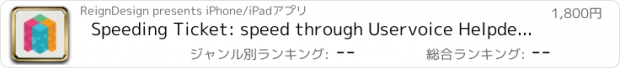 おすすめアプリ Speeding Ticket: speed through Uservoice Helpdesk support tickets