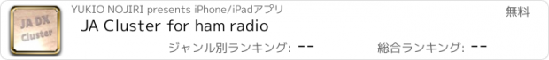 おすすめアプリ JA Cluster for ham radio