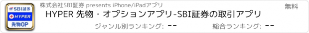 おすすめアプリ HYPER 先物・オプションアプリ-SBI証券の取引アプリ
