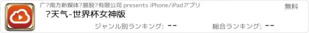 おすすめアプリ 爱天气-世界杯女神版