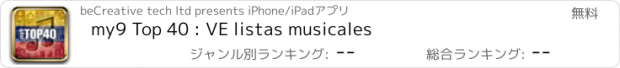 おすすめアプリ my9 Top 40 : VE listas musicales