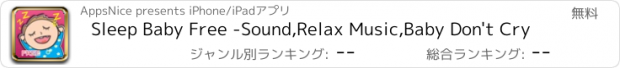 おすすめアプリ Sleep Baby Free -Sound,Relax Music,Baby Don't Cry