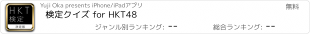 おすすめアプリ 検定クイズ for HKT48