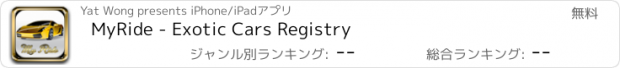 おすすめアプリ MyRide - Exotic Cars Registry