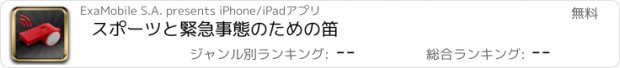 おすすめアプリ スポーツと緊急事態のための笛