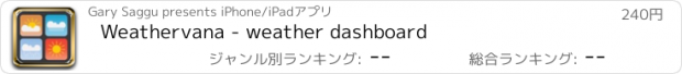 おすすめアプリ Weathervana - weather dashboard