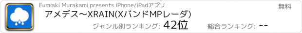 おすすめアプリ アメデス〜XRAIN(XバンドMPレーダ)