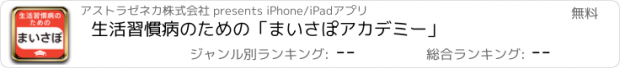 おすすめアプリ 生活習慣病のための「まいさぽアカデミー」