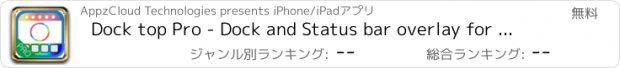 おすすめアプリ Dock top Pro - Dock and Status bar overlay for custom wallpapers, home screen