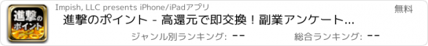 おすすめアプリ 進撃のポイント - 高還元で即交換！副業アンケートでお小遣いが稼げる「おこづかいアプリ」