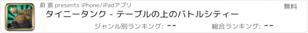 おすすめアプリ タイニータンク - テーブルの上のバトルシティー