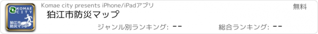 おすすめアプリ 狛江市防災マップ