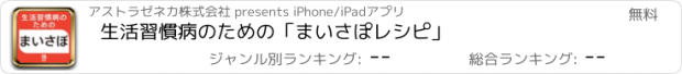 おすすめアプリ 生活習慣病のための「まいさぽレシピ」