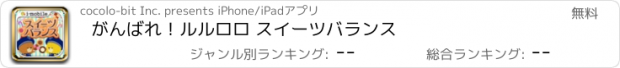 おすすめアプリ がんばれ！ルルロロ スイーツバランス