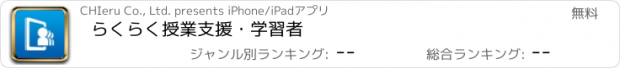 おすすめアプリ らくらく授業支援・学習者