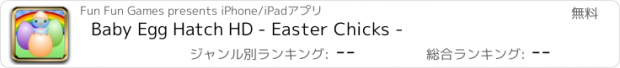 おすすめアプリ Baby Egg Hatch HD - Easter Chicks -