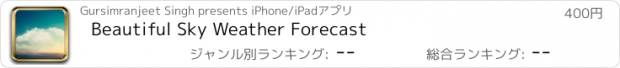 おすすめアプリ Beautiful Sky Weather Forecast