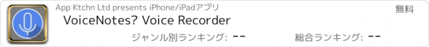 おすすめアプリ VoiceNotes© Voice Recorder