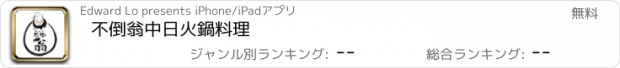 おすすめアプリ 不倒翁中日火鍋料理