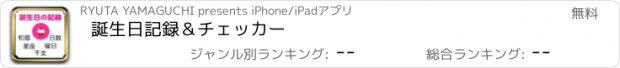 おすすめアプリ 誕生日記録＆チェッカー