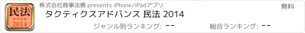 おすすめアプリ タクティクスアドバンス 民法 2014