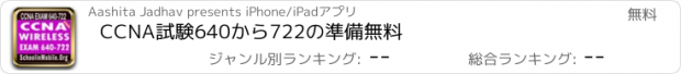 おすすめアプリ CCNA試験640から722の準備無料