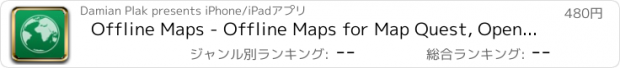 おすすめアプリ Offline Maps - Offline Maps for Map Quest, Open Street Maps, Cycle Maps, Google Maps and Bing Maps