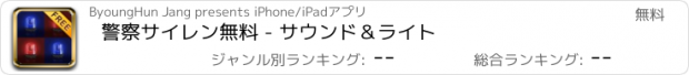 おすすめアプリ 警察サイレン無料 - サウンド＆ライト