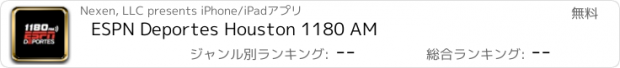 おすすめアプリ ESPN Deportes Houston 1180 AM