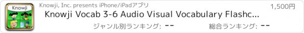 おすすめアプリ Knowji Vocab 3-6 Audio Visual Vocabulary Flashcards with Spaced Repetition