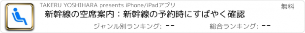 おすすめアプリ 新幹線の空席案内：新幹線の予約時にすばやく確認